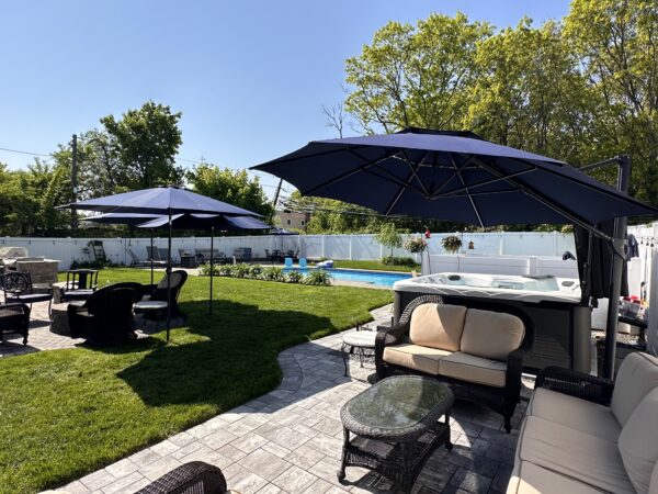 Banana Hanging Umbrella – 3M Outdoor Shade with Steel Frame - Image 2